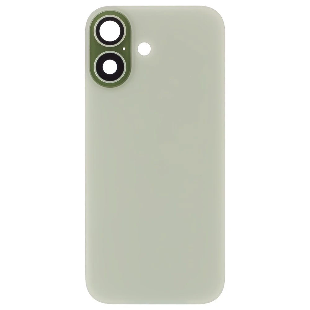 Задняя крышка для Apple iPhone 17 (SIM + eSIM) / iPhone 17 (eSIM) (зеленый) (в сборе со стеклом камеры) (Premium)