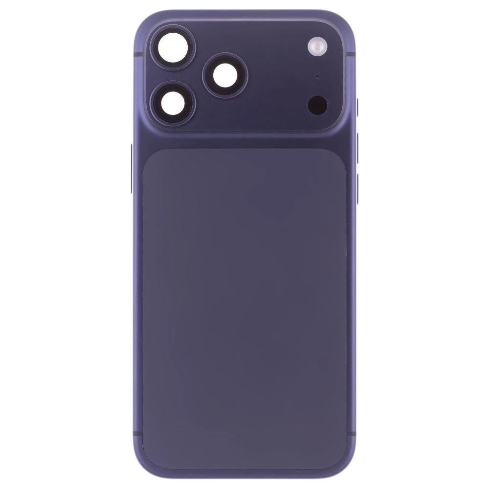 Корпус для Apple iPhone 17 Pro Max (eSIM) (синий) (в сборе) (ORIG100) (Снятый) (возможен дефект ЛКП)