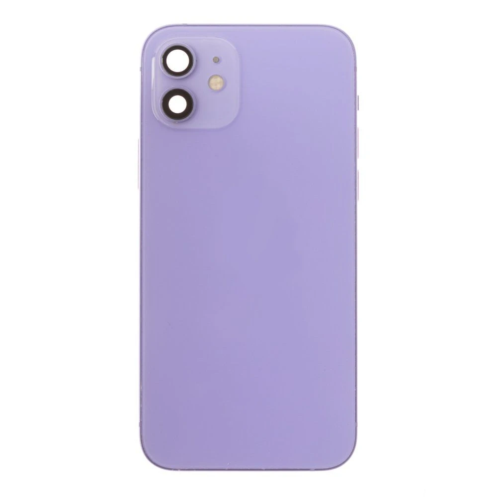Корпус для Apple iPhone 12 (фиолетовый) (в сборе) (ORIG100) (Снятый) (возможен дефект ЛКП)