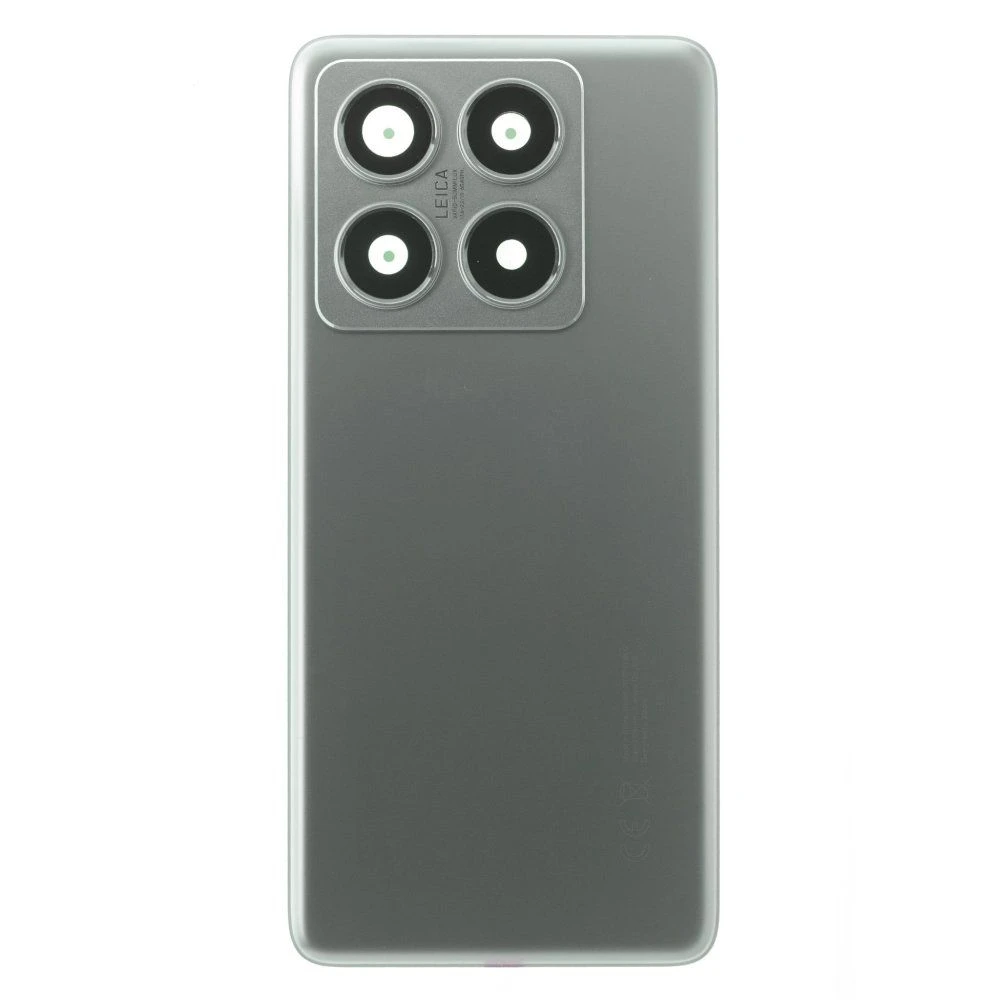 Задняя крышка для Xiaomi 14T Pro (MZB0HH9RU) (серый) (в сборе со стеклом камеры) (ORIG100)