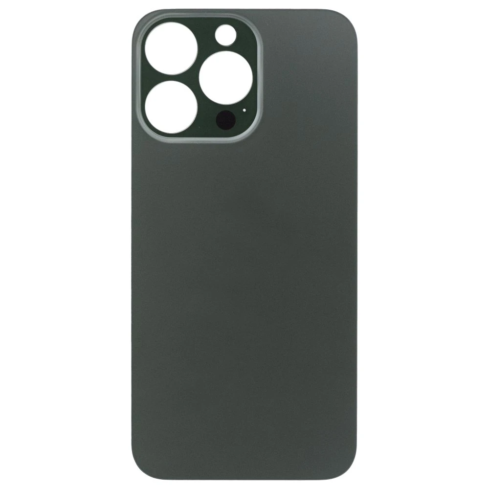 Задняя крышка для Apple iPhone 13 Pro (зеленый) (с широким отверстием) (Premium)