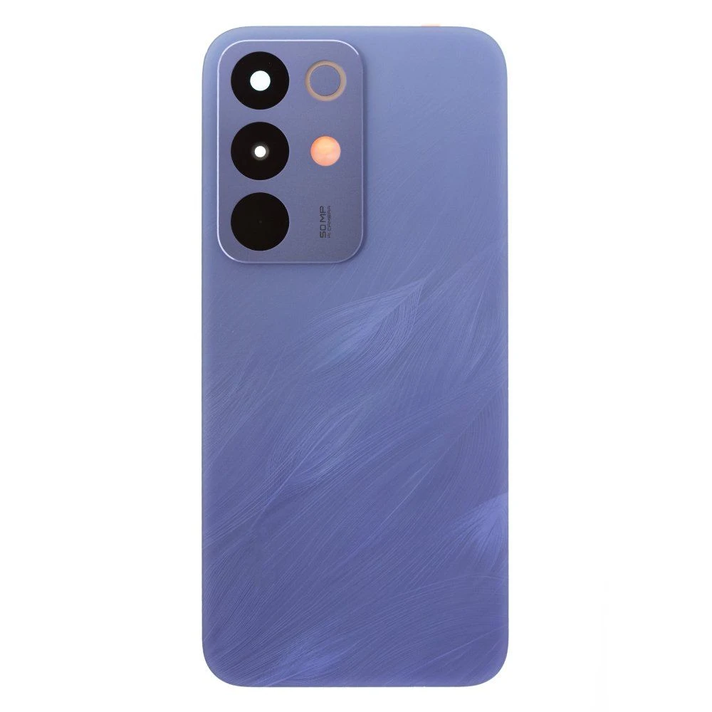 Задняя крышка для Realme C85 4G (RMX5566) (синий) (в сборе со стеклом камеры) (ORIG100)