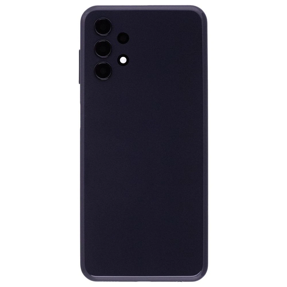 Задняя крышка для Samsung A135 Galaxy A13 (черный) (в сборе со стеклом камеры)