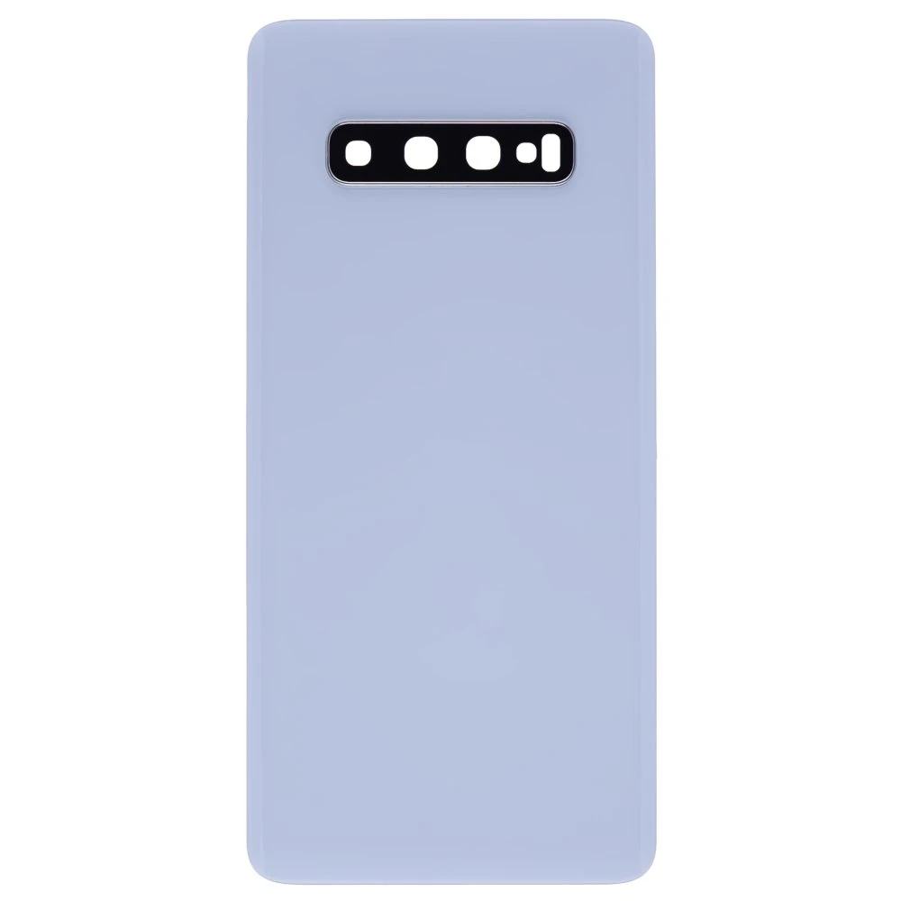 Задняя крышка для Samsung G975 Galaxy S10+ (белый) (в сборе со стеклом камеры) фото №1