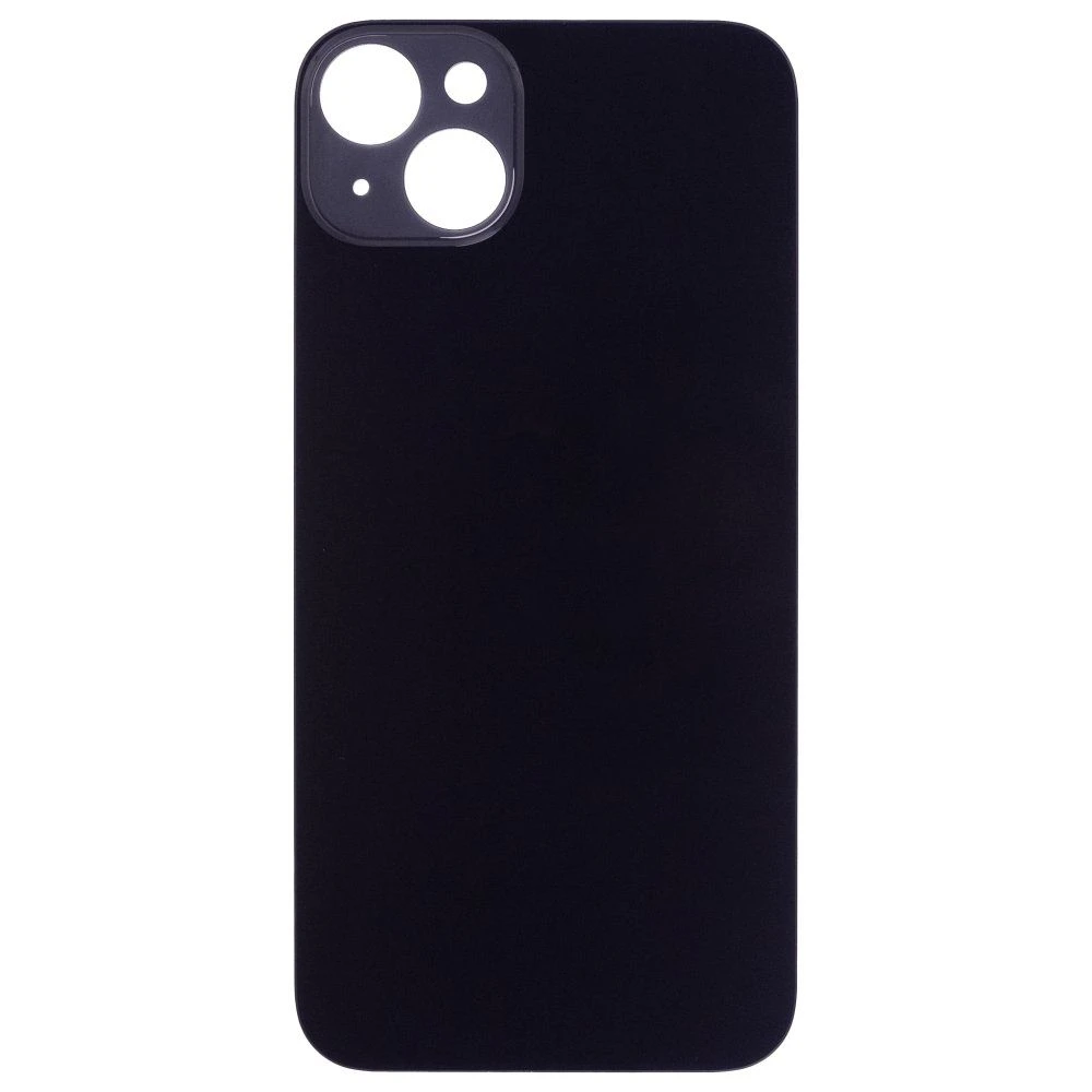 Задняя крышка для Apple iPhone 14 Plus (черный) (с широким отверстием) (Premium)