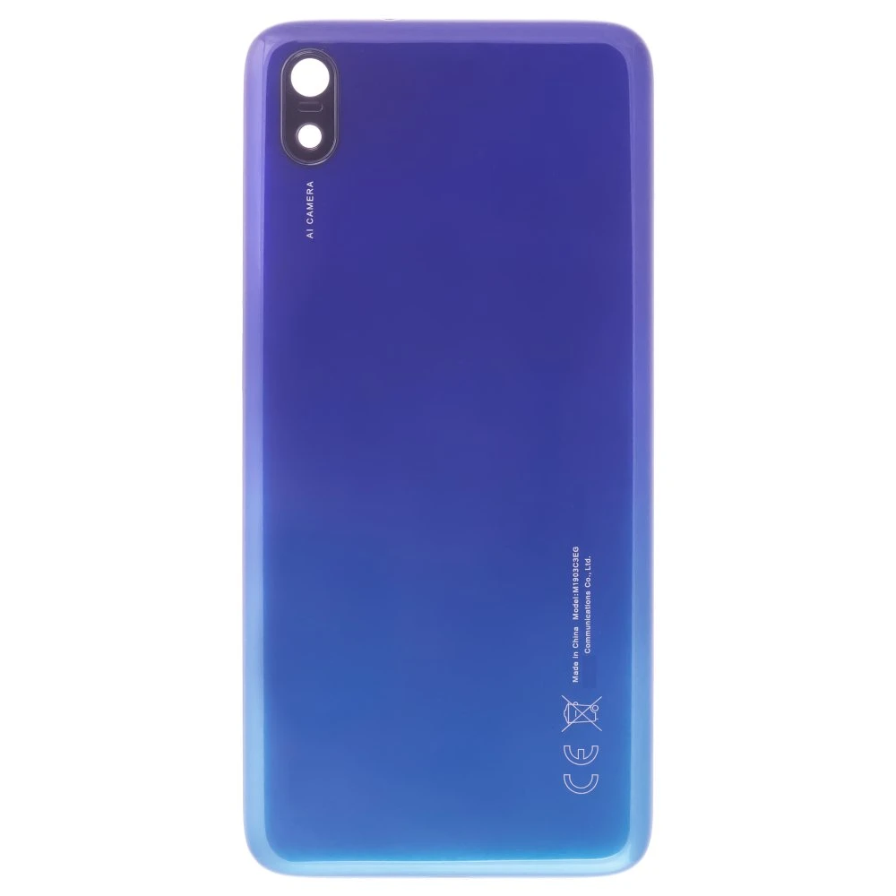 Задняя крышка для Xiaomi Redmi 7A (M1903C3EG) (сине-зеленый) (в сборе со стеклом камеры)