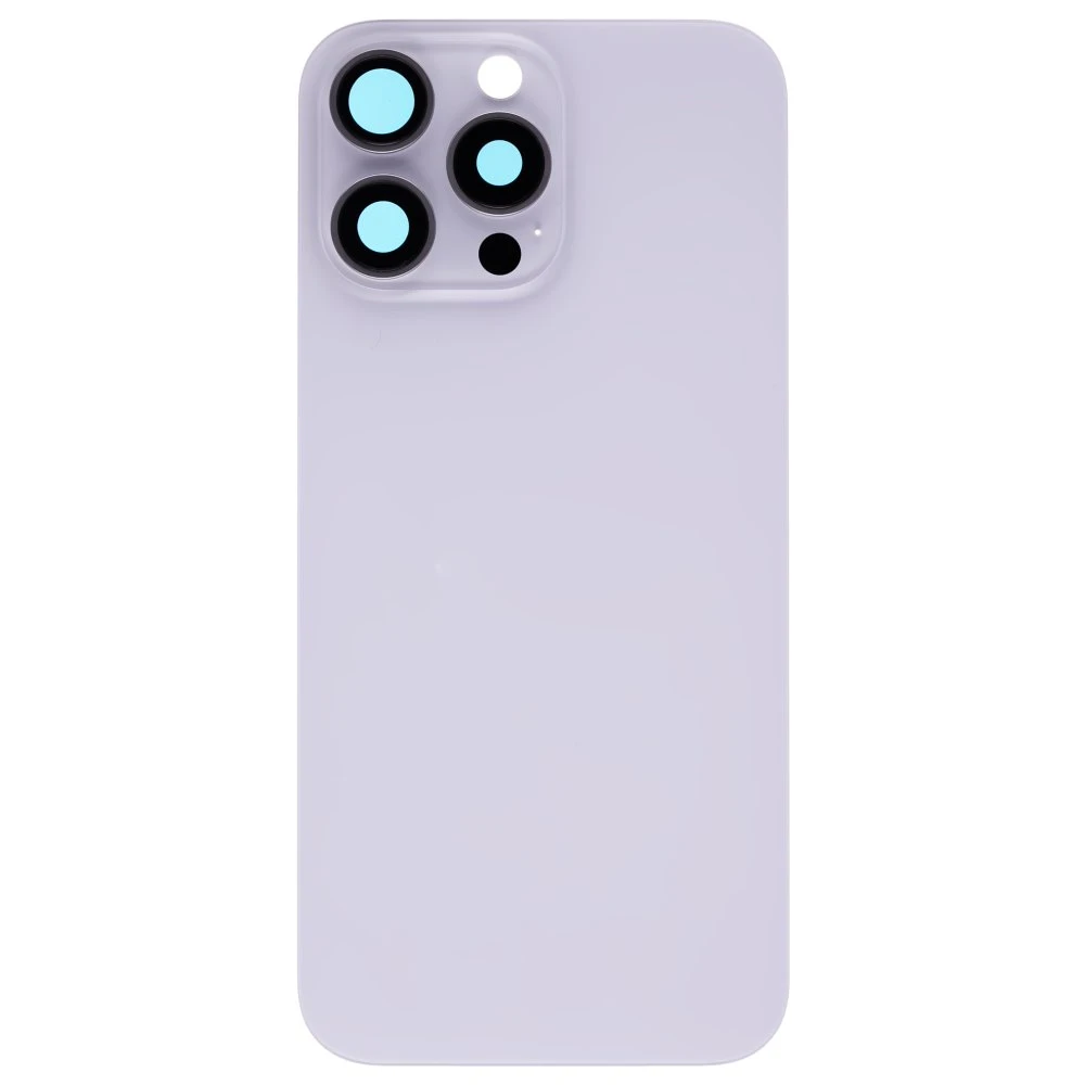 Задняя крышка для Apple iPhone 16 Pro Max (белый) (в сборе со стеклом камеры) (Premium)