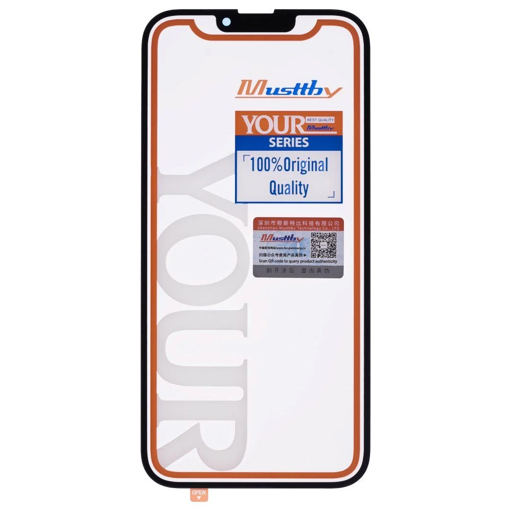 Стекло модуля для Apple iPhone 13 Pro Max + OCA (Musttby) (Premium)