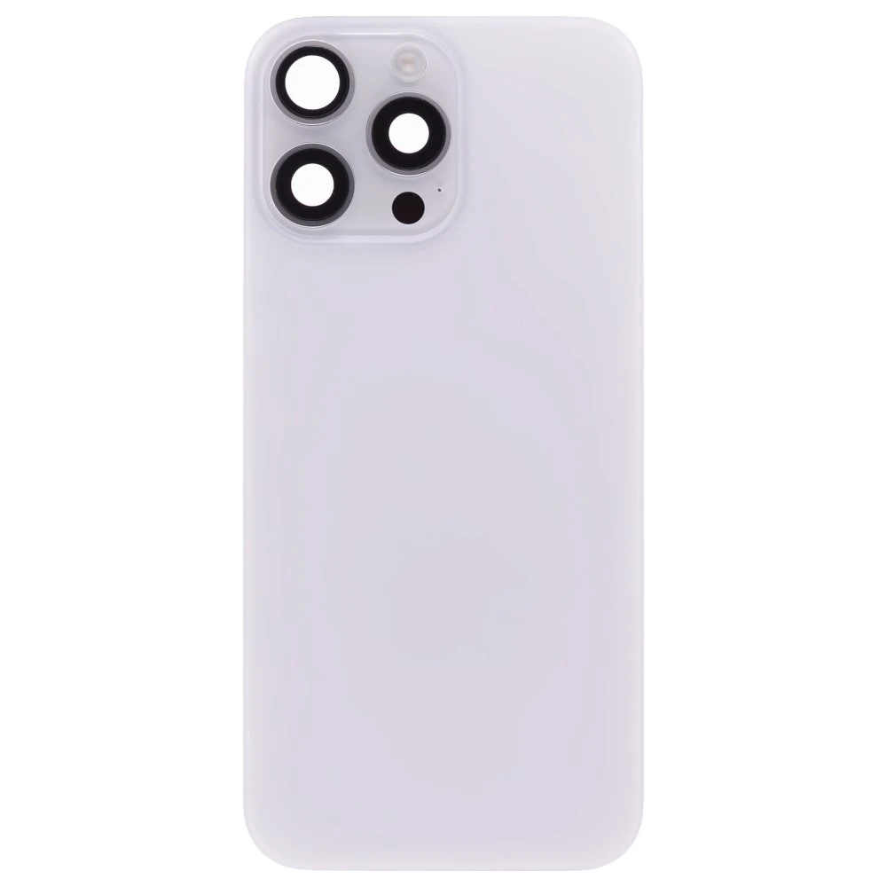 Задняя крышка для Apple iPhone 16 Pro Max (белый) (в сборе) (ORIG100) (Снятый) (возможен дефект ЛКП)