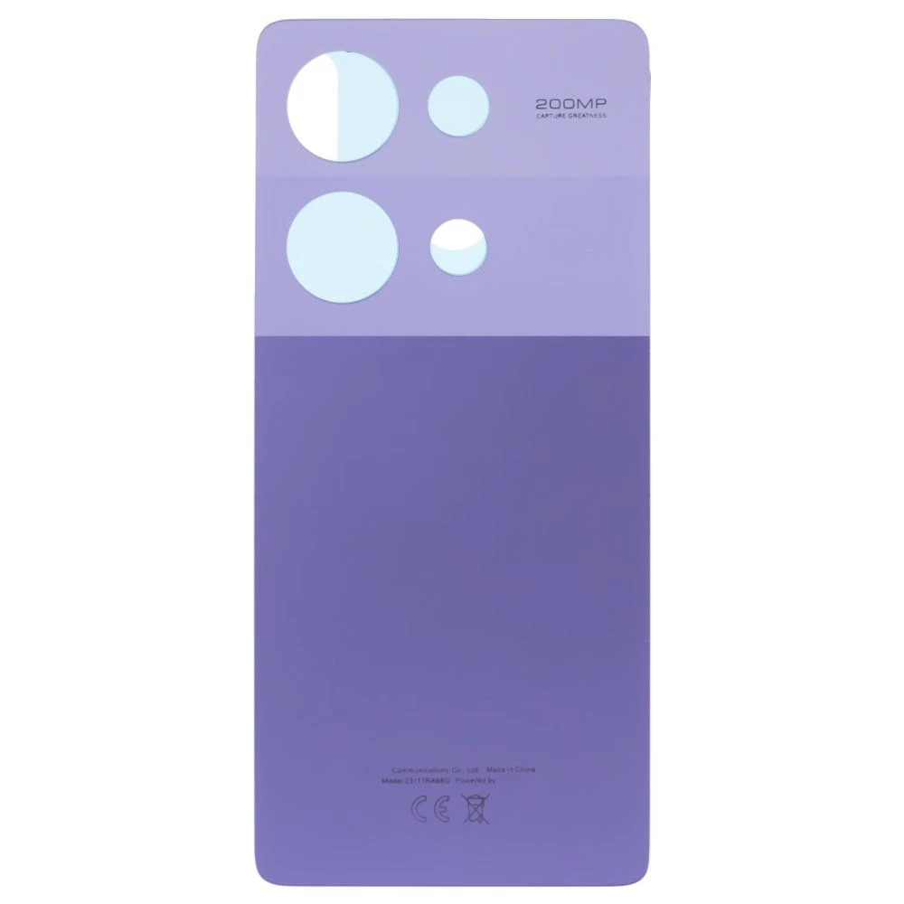 Задняя крышка для Xiaomi Redmi Note 13 Pro 4G (23117RA68G) (фиолетовый)