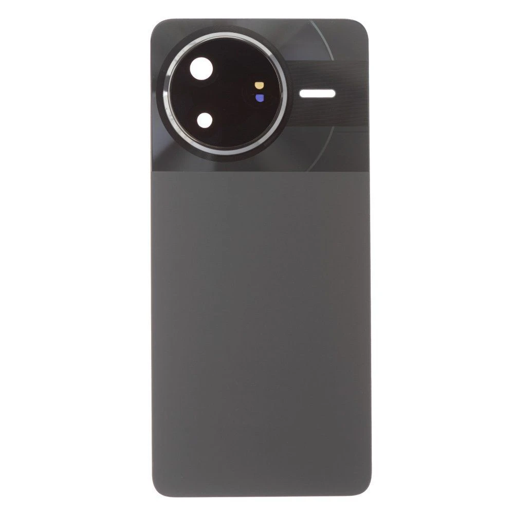 Задняя крышка для Xiaomi Poco F7 Pro (24117RK2CG) (черный) (в сборе со стеклом камеры) (ORIG100)