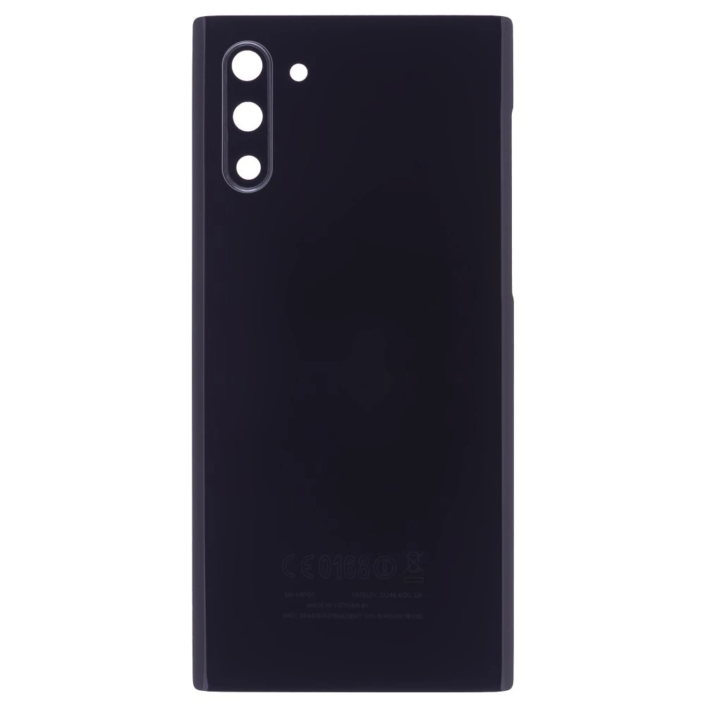 Задняя крышка для Samsung N970 Galaxy Note 10 (черный) (в сборе со стеклом камеры)
