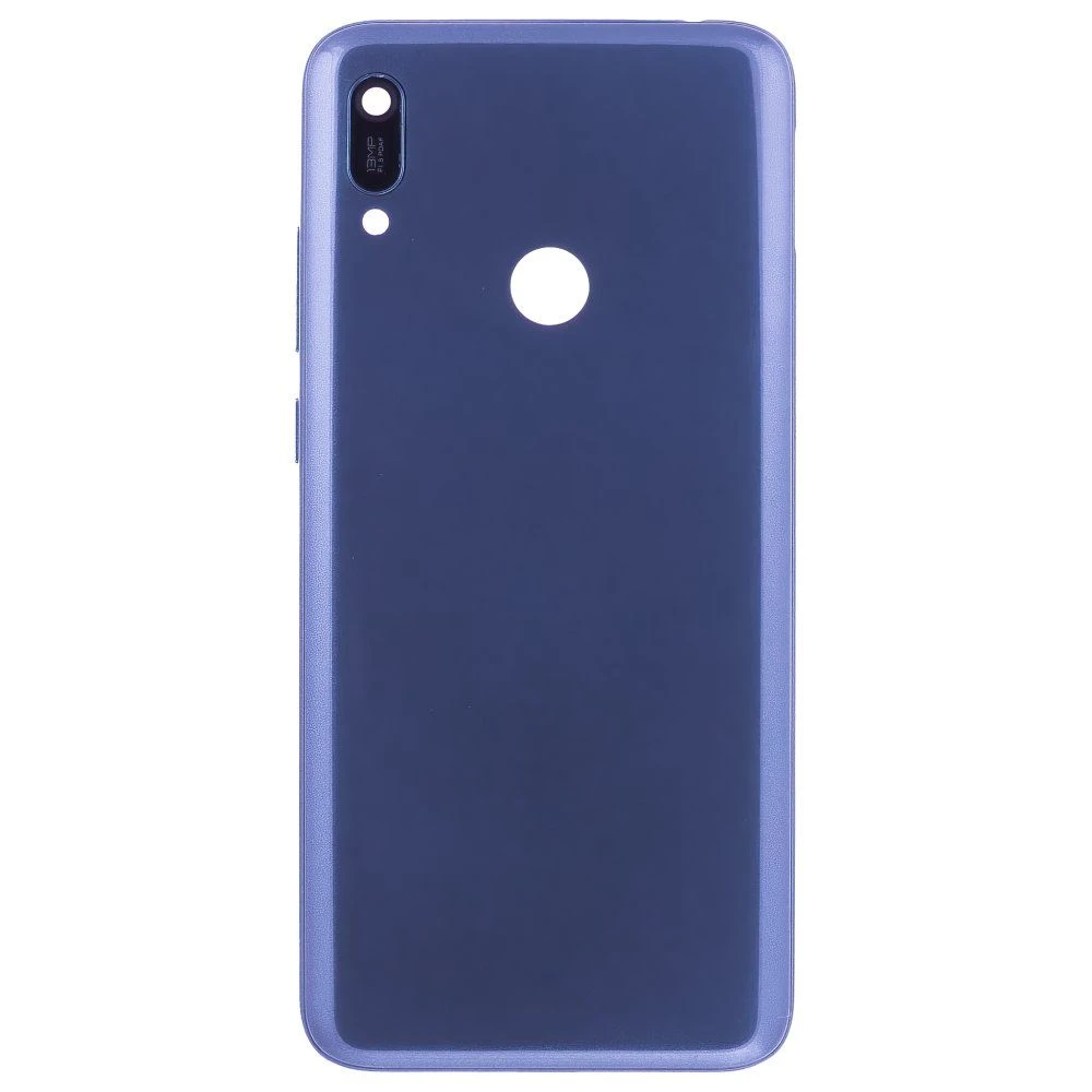 Задняя крышка для Huawei Y6 2019 (MRD-LX1F) (синий) (в сборе со стеклом камеры)