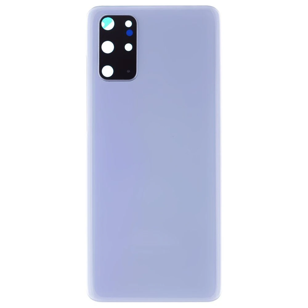 Задняя крышка для Samsung G985 Galaxy S20+ (голубой) (в сборе со стеклом камеры) (ORIG100)
