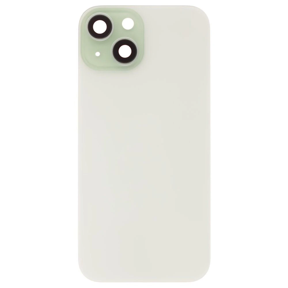 Задняя крышка для Apple iPhone 15 (зеленый) (в сборе со стеклом камеры) (Premium)