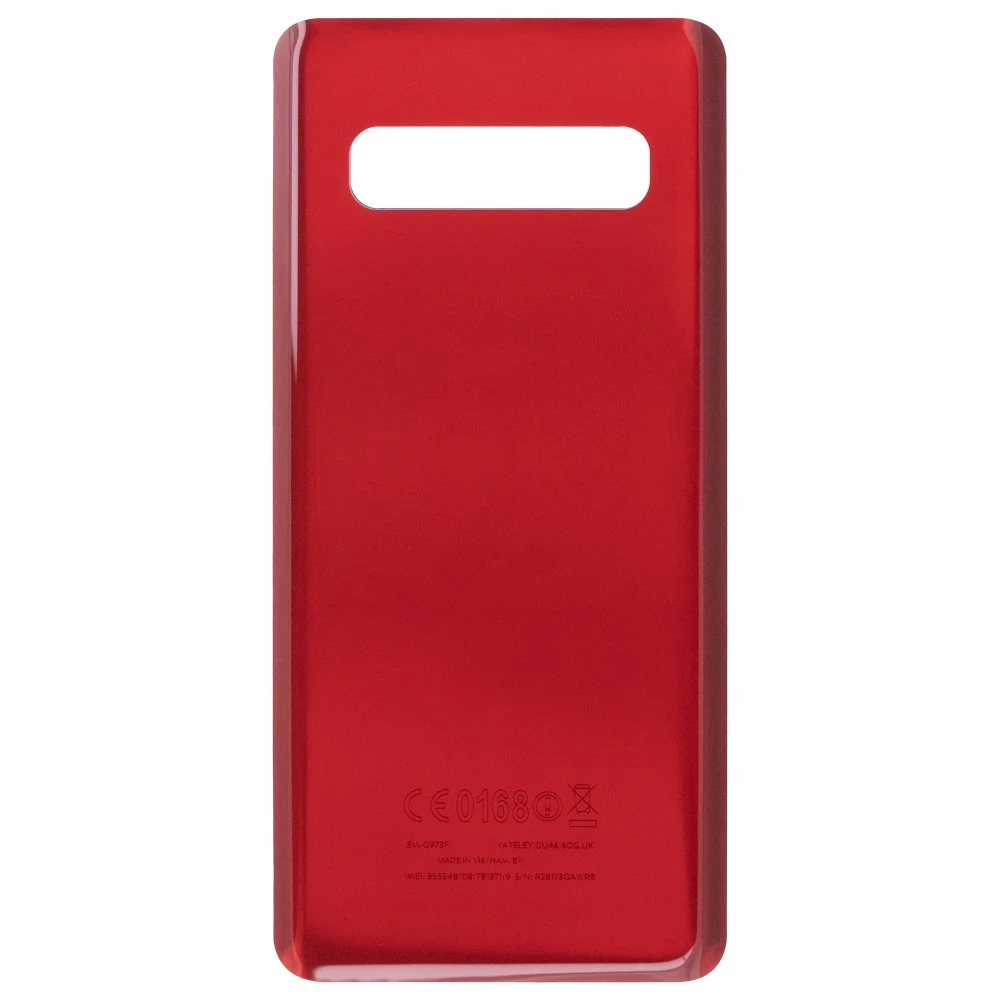 Задняя крышка для Samsung G973 Galaxy S10 (красный)
