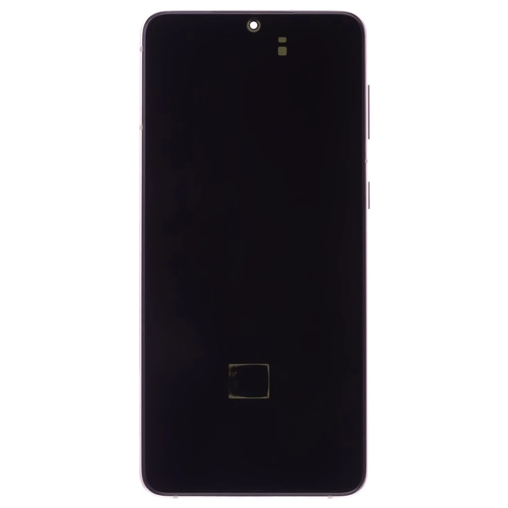 Дисплей для Samsung G996 Galaxy S21+ + тачскрин (фиолетовый) (в рамке) (ORIG100) (возможен дефект ЛКП)