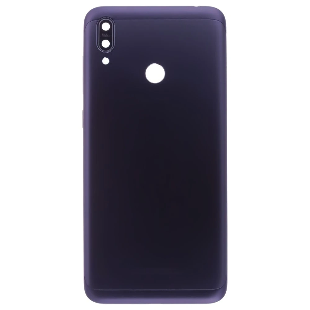 Задняя крышка для Asus ZenFone Max M2 (ZB633KL) (черный) (в сборе со стеклом камеры)