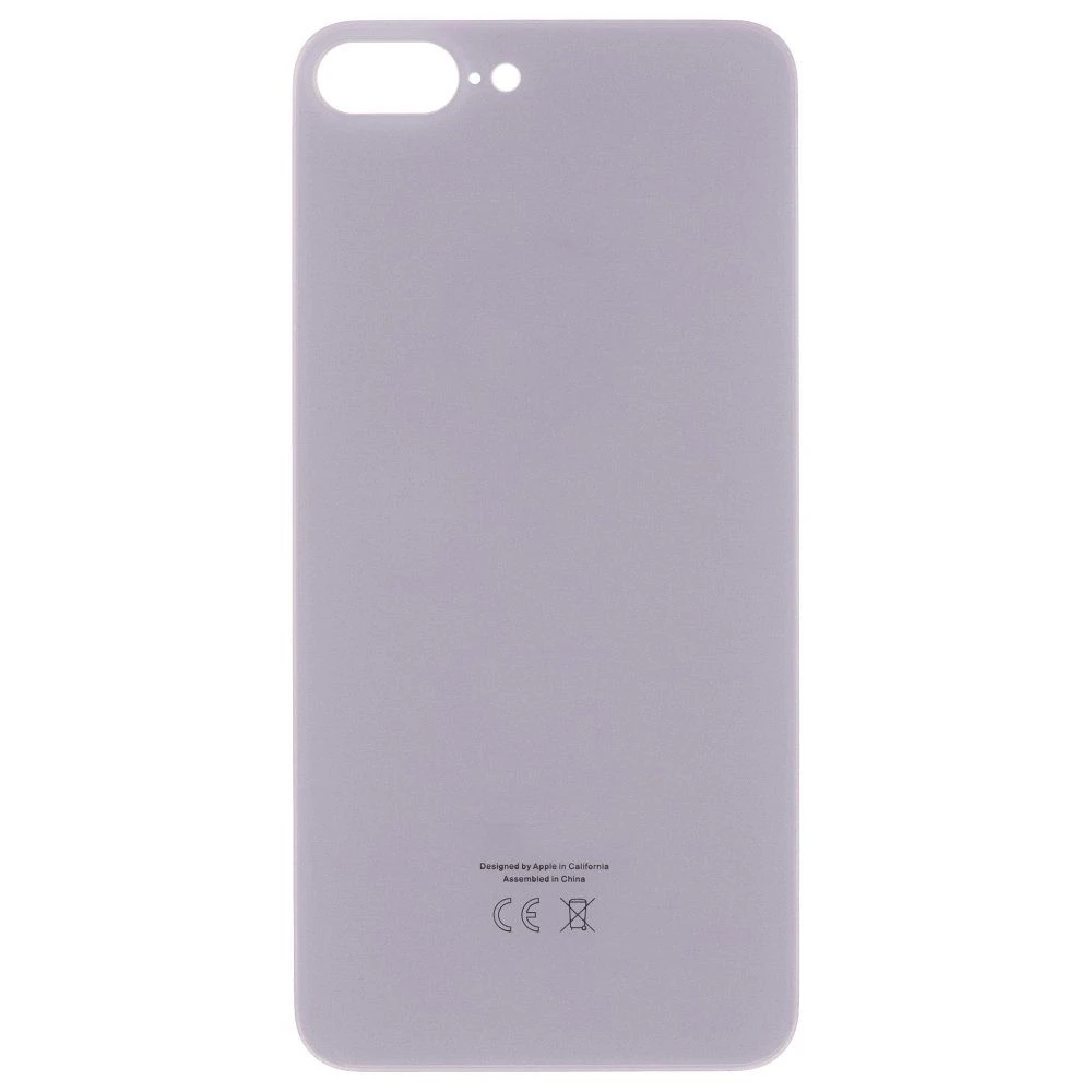 Задняя крышка для Apple iPhone 8 Plus (белый) (с широким отверстием) (Premium)