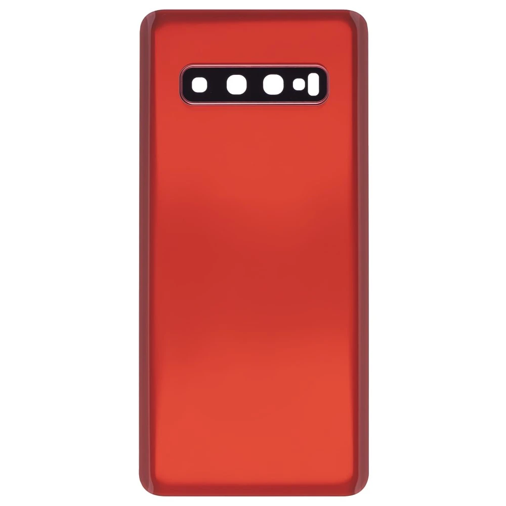 Задняя крышка для Samsung G973 Galaxy S10 (красный) (в сборе со стеклом камеры)