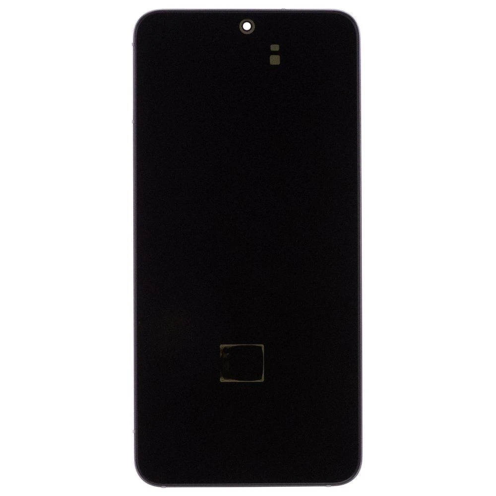 Дисплей для Samsung S901 Galaxy S22 + тачскрин (серебристый) (в рамке) (ORIG100) (возможен дефект ЛКП)