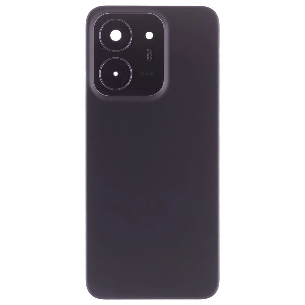 Задняя крышка для Xiaomi Redmi 15C 4G (25078RA3EL) (черный) (в сборе со стеклом камеры)