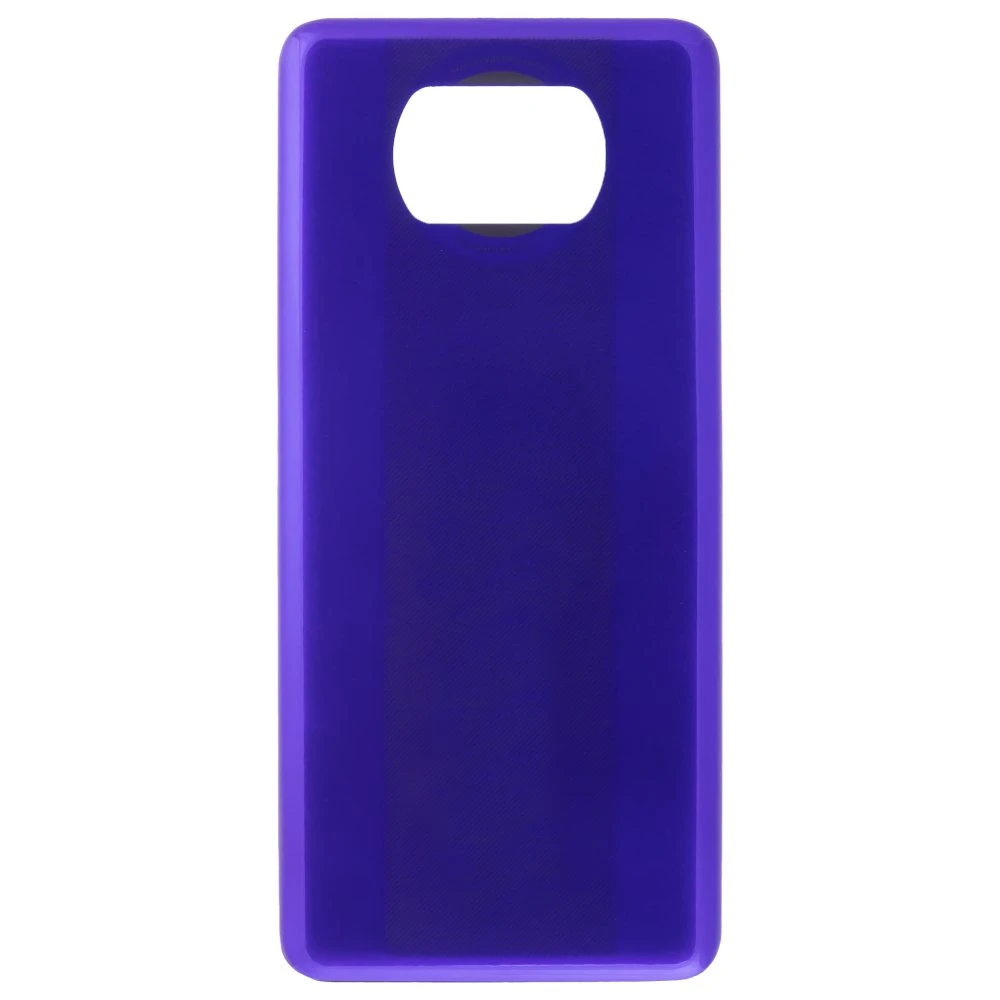 Задняя крышка для Xiaomi Poco X3 / Poco X3 NFC (M2007J20CG) / Poco X3 Pro (M2102J20SG) (синий)