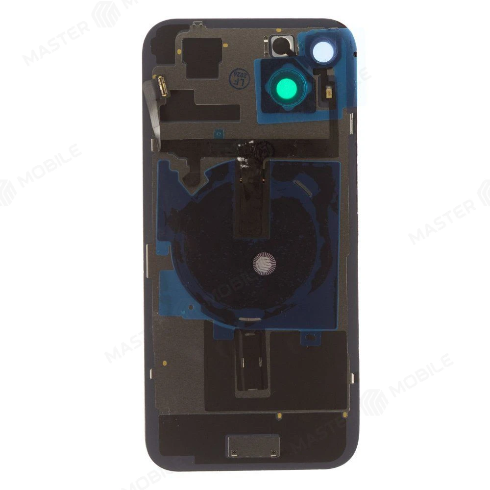 Задняя крышка для Apple iPhone 15 Plus (черный) (в сборе со стеклом камеры и шлейфом) (Premium)  фото №2