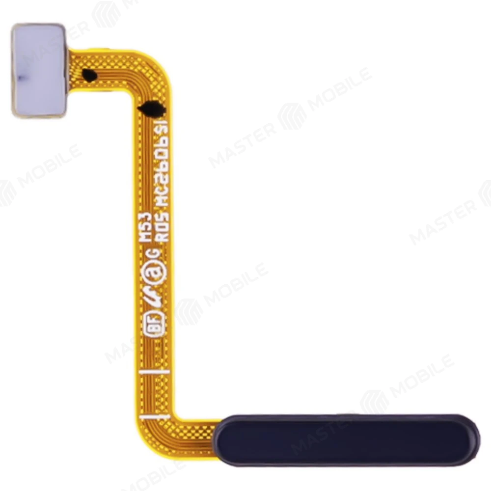 Шлейф для Samsung M536 Galaxy M53 5G с комп. + сканер отпечатка пальца (кнопка включения) (черный)  фото №1