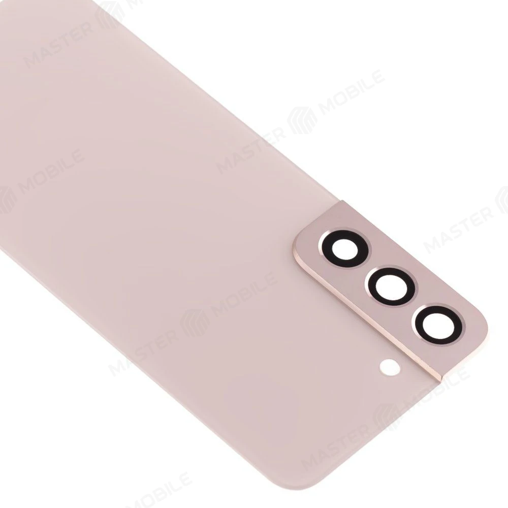 Задняя крышка для Samsung S901 Galaxy S22 (розовый) (в сборе со стеклом камеры) (ORIG100)  фото №3