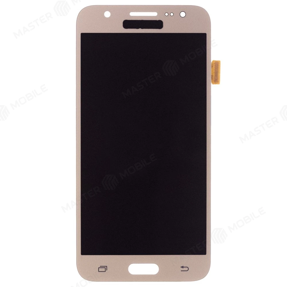 Дисплей для Samsung J500 Galaxy J5 + тачскрин (золотистый) (OLED) фото №1