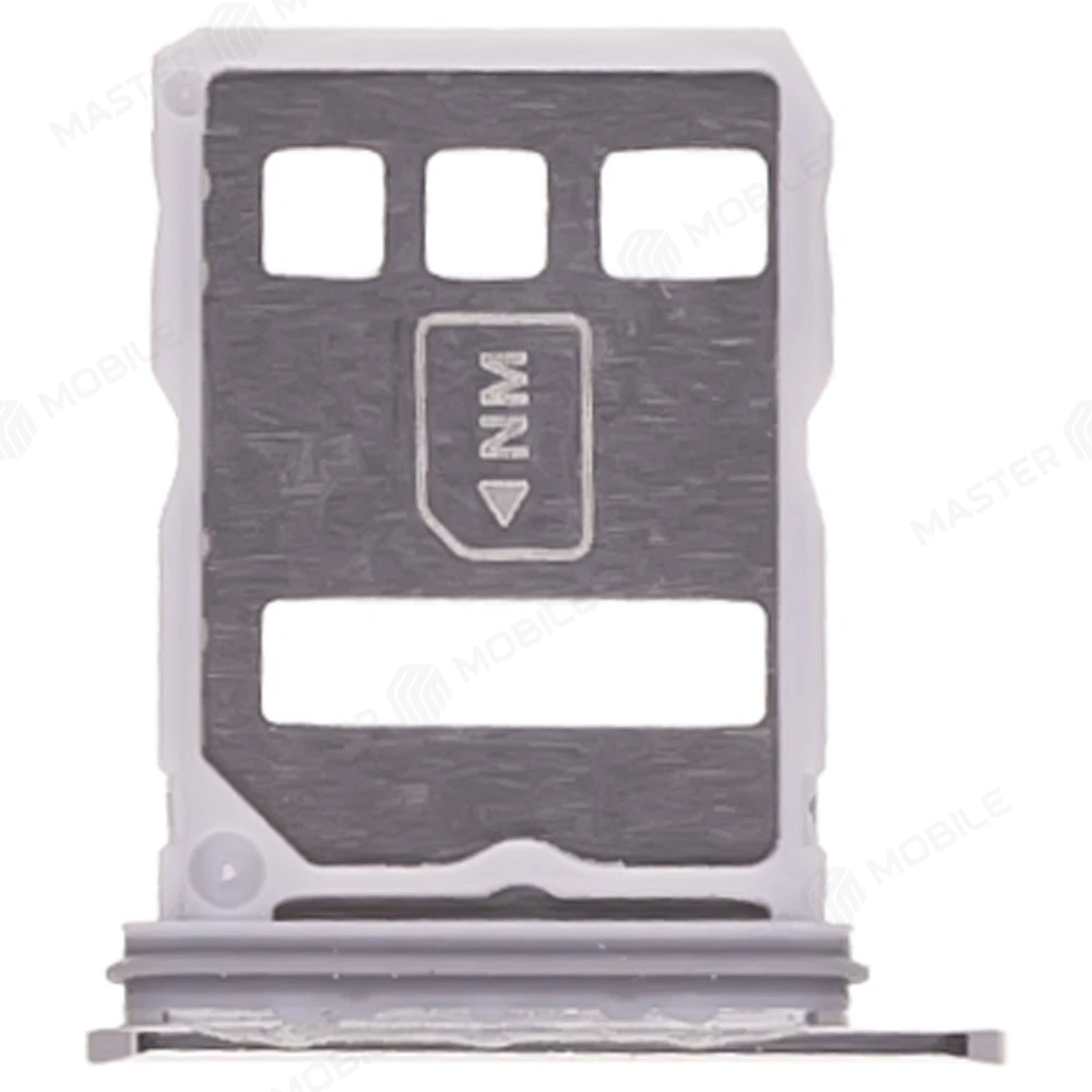 Держатель сим-карты для Huawei P60 (LNA-LX9) / P60 Pro (MNA-LX9) (серебристый) фото №2