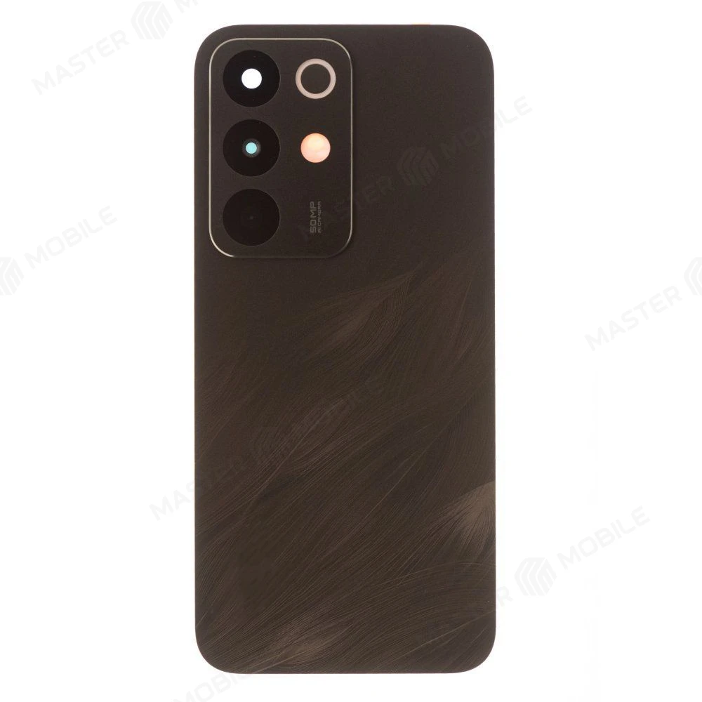 Задняя крышка для Realme C85 4G (RMX5566) (черный) (в сборе со стеклом камеры) (ORIG100) фото №1