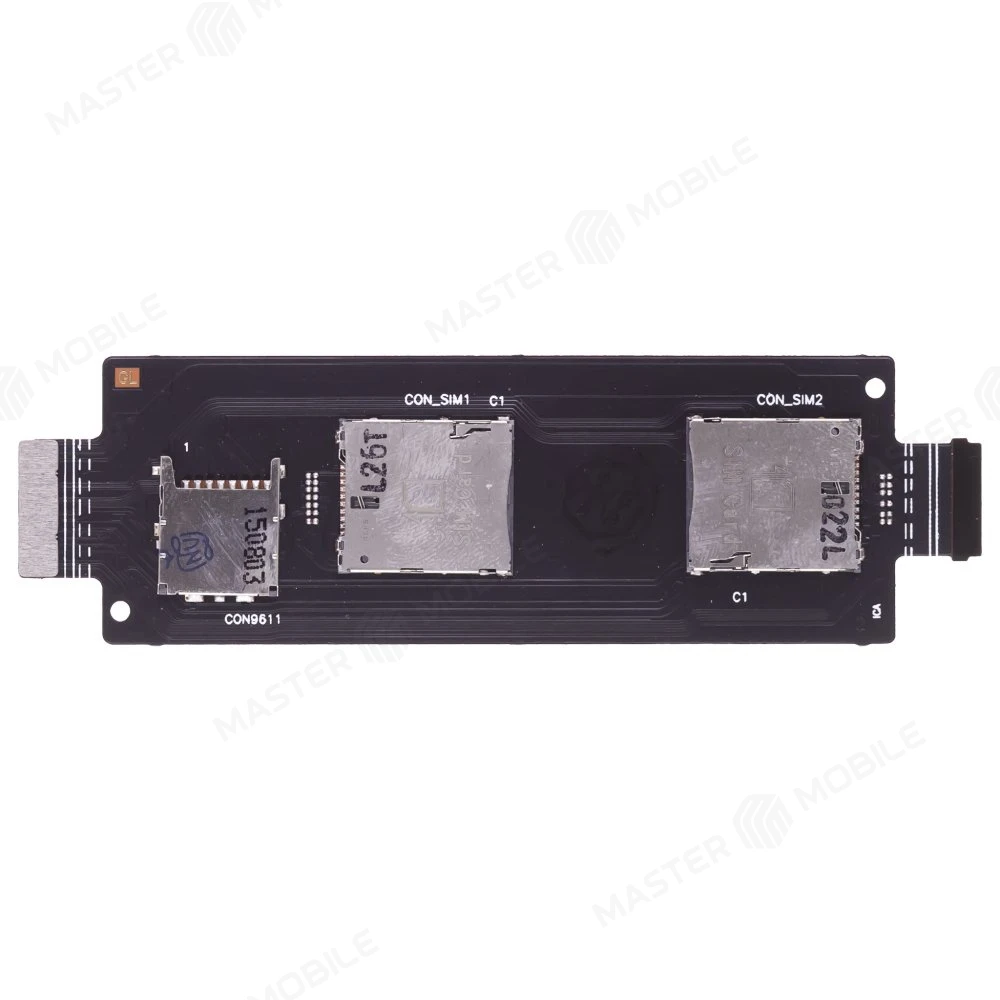 Шлейф для Asus ZenFone 2 (ZE500CL) с комп. + разъем SIM + считыватель карты памяти  фото №1