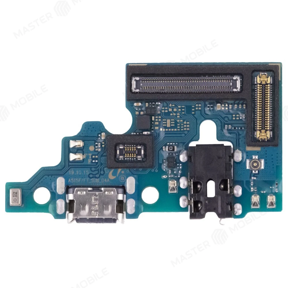 Нижняя плата для Samsung A515 Galaxy A51 с комп. + разъем зарядки + разъем гарнитуры + микрофон  фото №1