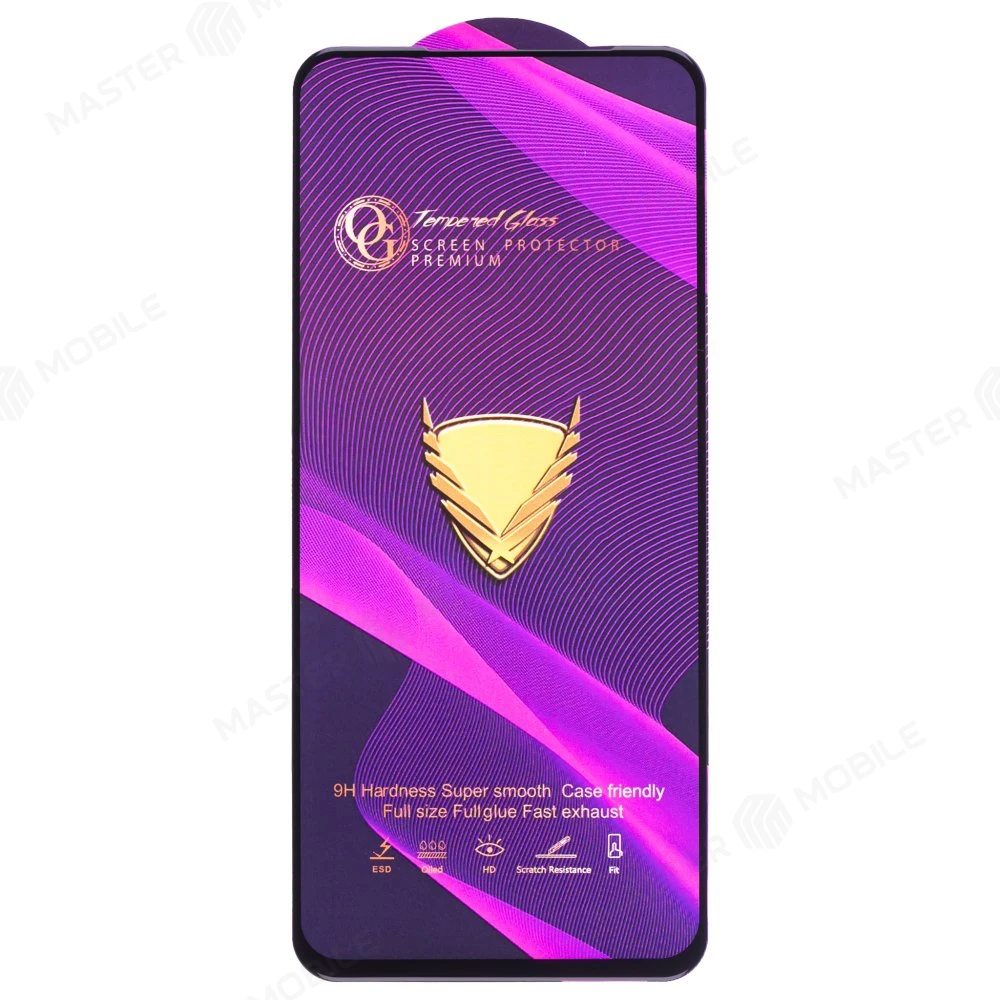 Защитное стекло OG Glass (3 в 1) для Realme X50 Pro 5G (RMX2071) (черный) фото №1