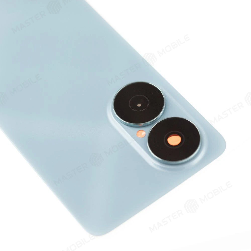 Задняя крышка для Huawei Nova Y73 (MGA-LX3) (голубой) (в сборе со стеклом камеры) фото №3
