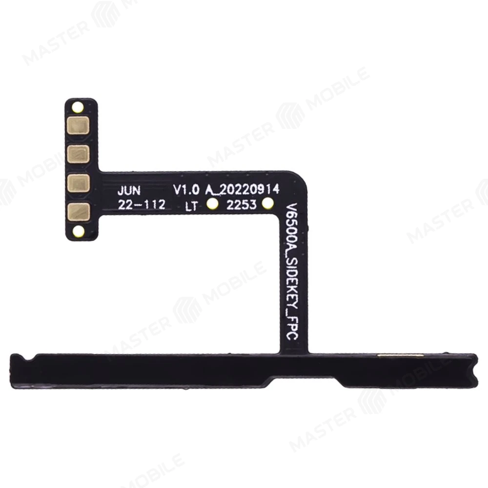 Шлейф для Infinix Smart 7 Plus (X6517) с комп. (на кнопку включения и кнопки громкости) фото №1