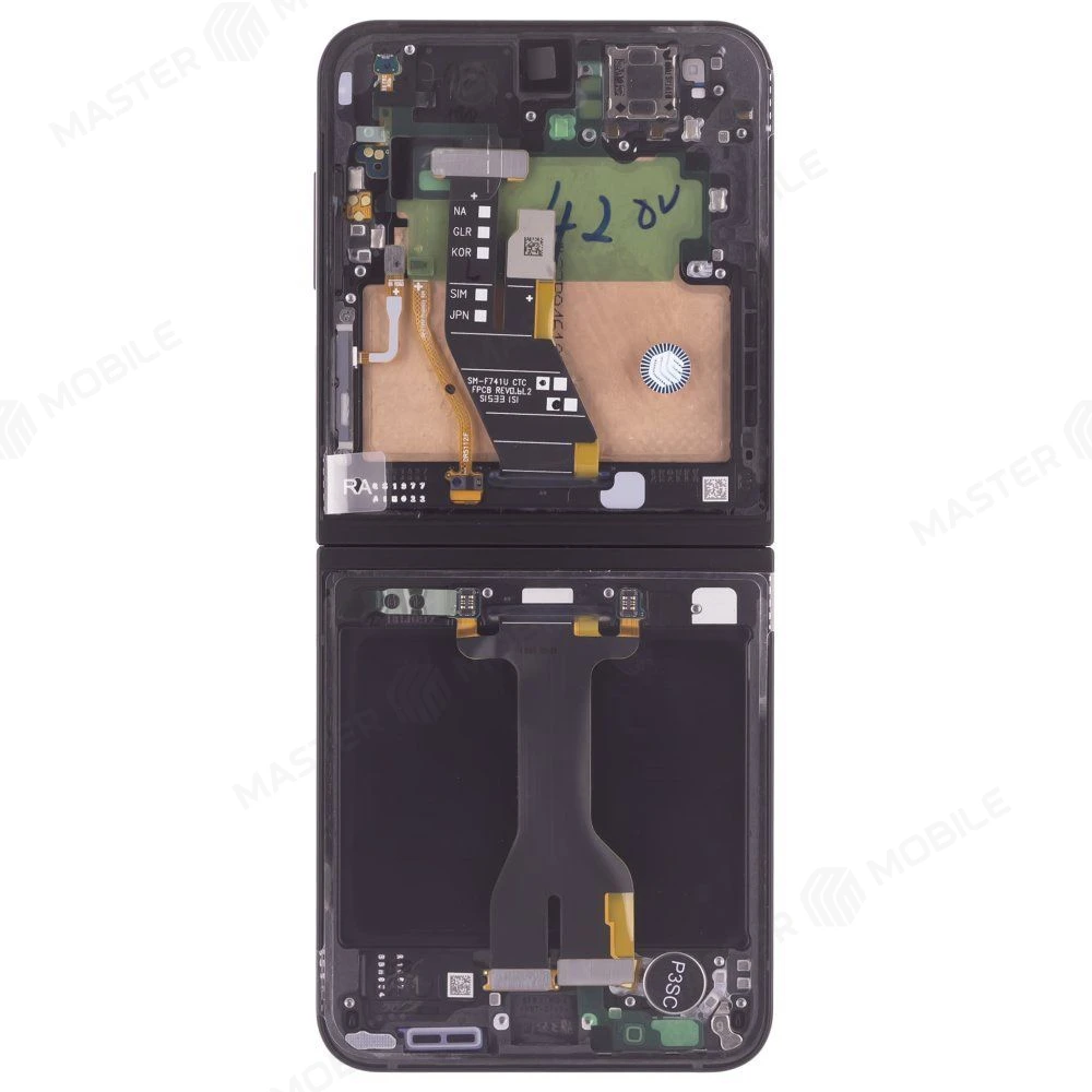 Дисплей для Samsung F761 Galaxy Z Flip 7 FE + тачскрин (внутренний) (черный) (в рамке) (ORIG100) (SP) фото №2