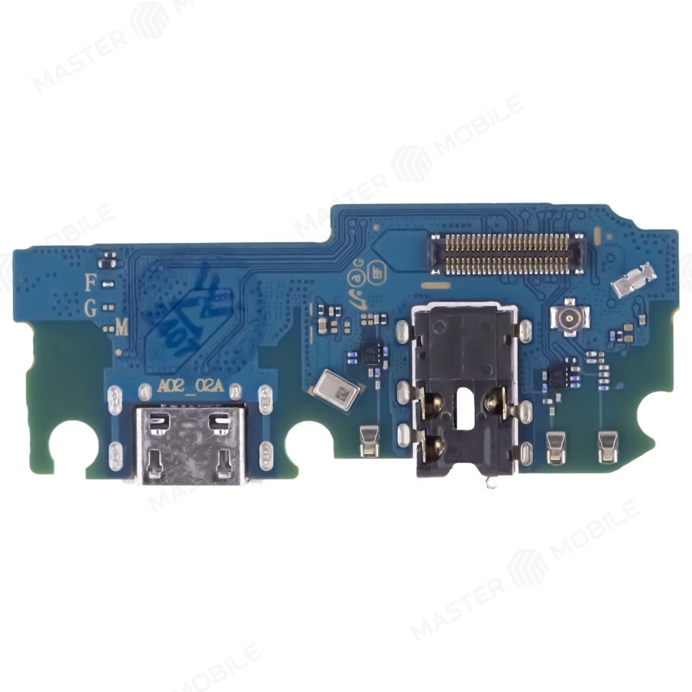 Нижняя плата для Samsung A022 Galaxy A02 с комп. + разъем зарядки + разъем гарнитуры + микрофон (ORIG100) фото №1