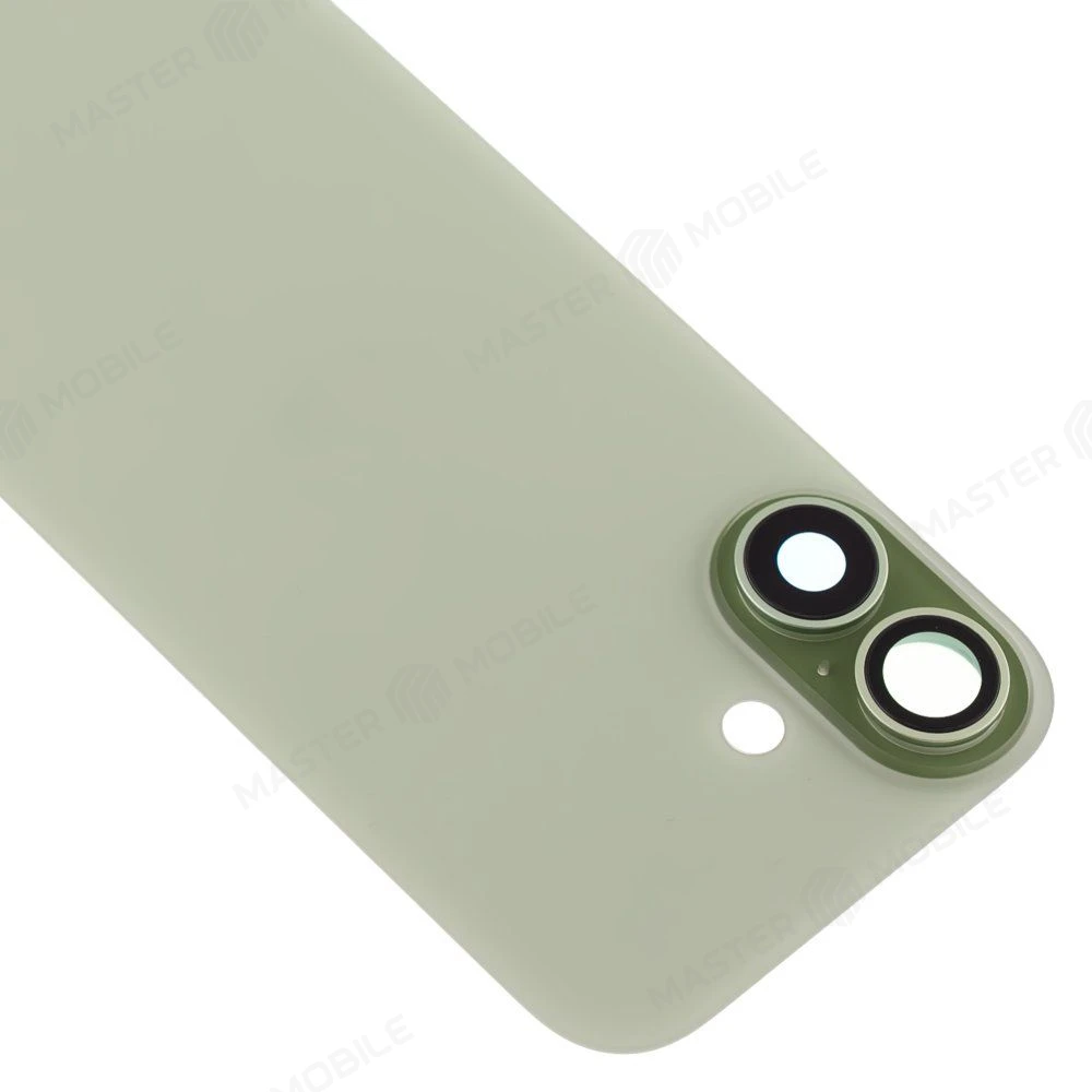 Задняя крышка для Apple iPhone 17 (SIM + eSIM) / iPhone 17 (eSIM) (зеленый) (в сборе со стеклом камеры) (Premium) фото №3