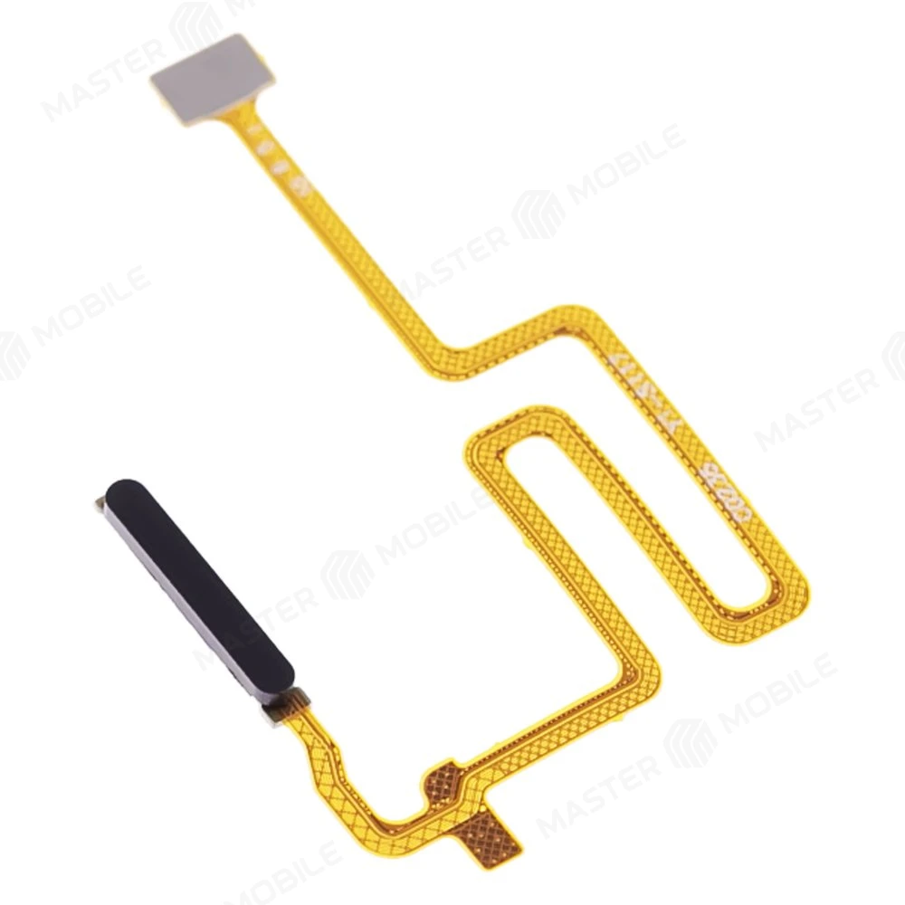 Шлейф для Realme 9i (RMX3491) с комп. + сканер отпечатка пальца (черный)  фото №3