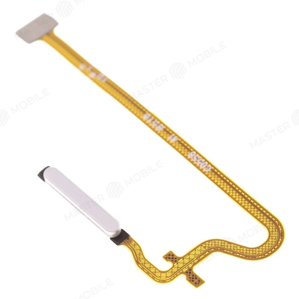 Шлейф для OPPO A5x 4G (CPH2725) с комп. + сканер отпечатка пальца (белый) фото №3