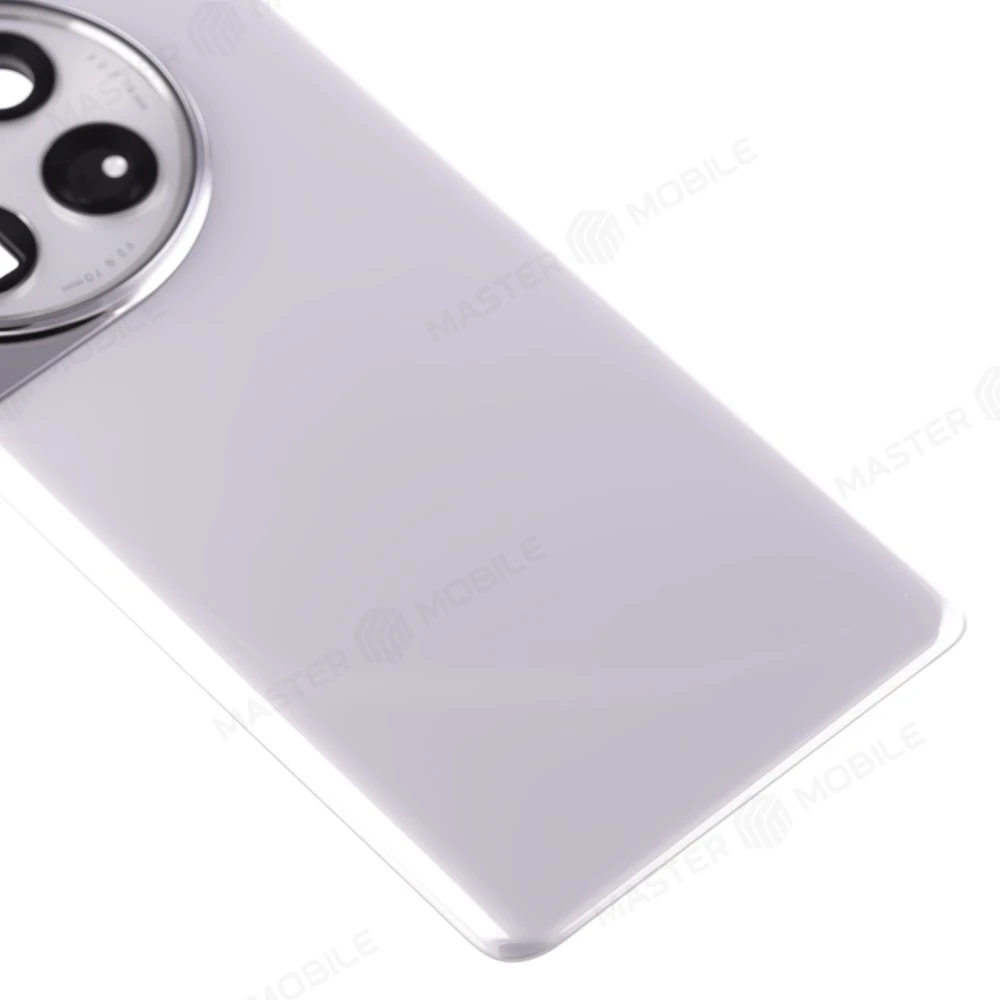 Задняя крышка для OnePlus 12 (PJD110) (серебристый) (в сборе со стеклом камеры) фото №4