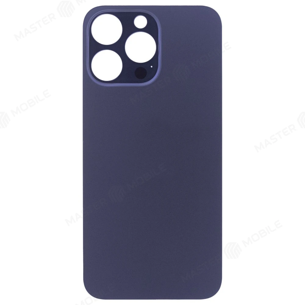 Задняя крышка для Apple iPhone 15 Pro Max (синий) (с широким отверстием) (Premium)
