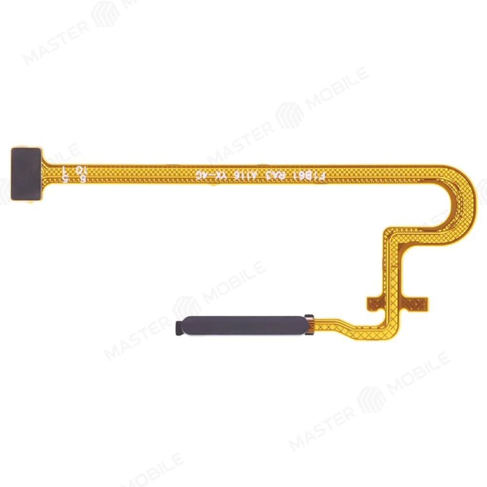 Шлейф для OPPO A17 (CPH2477) с комп. + сканер отпечатка пальца (черный)  фото №1