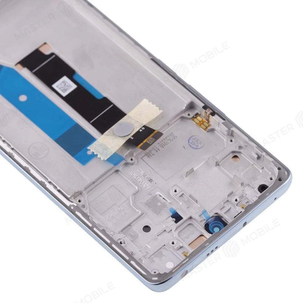 Дисплей для Xiaomi Redmi Note 14 Pro 4G (24116RACCG) + тачскрин (синий) (в рамке) (ORIG100) (SP) фото №3