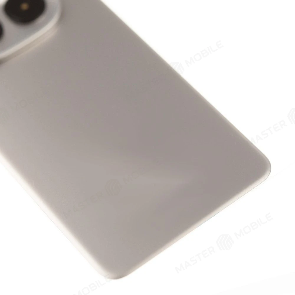 Задняя крышка для Xiaomi Redmi Note 15 Pro 4G (25100RA69G) (титановый) (в сборе со стеклом камеры)  фото №4