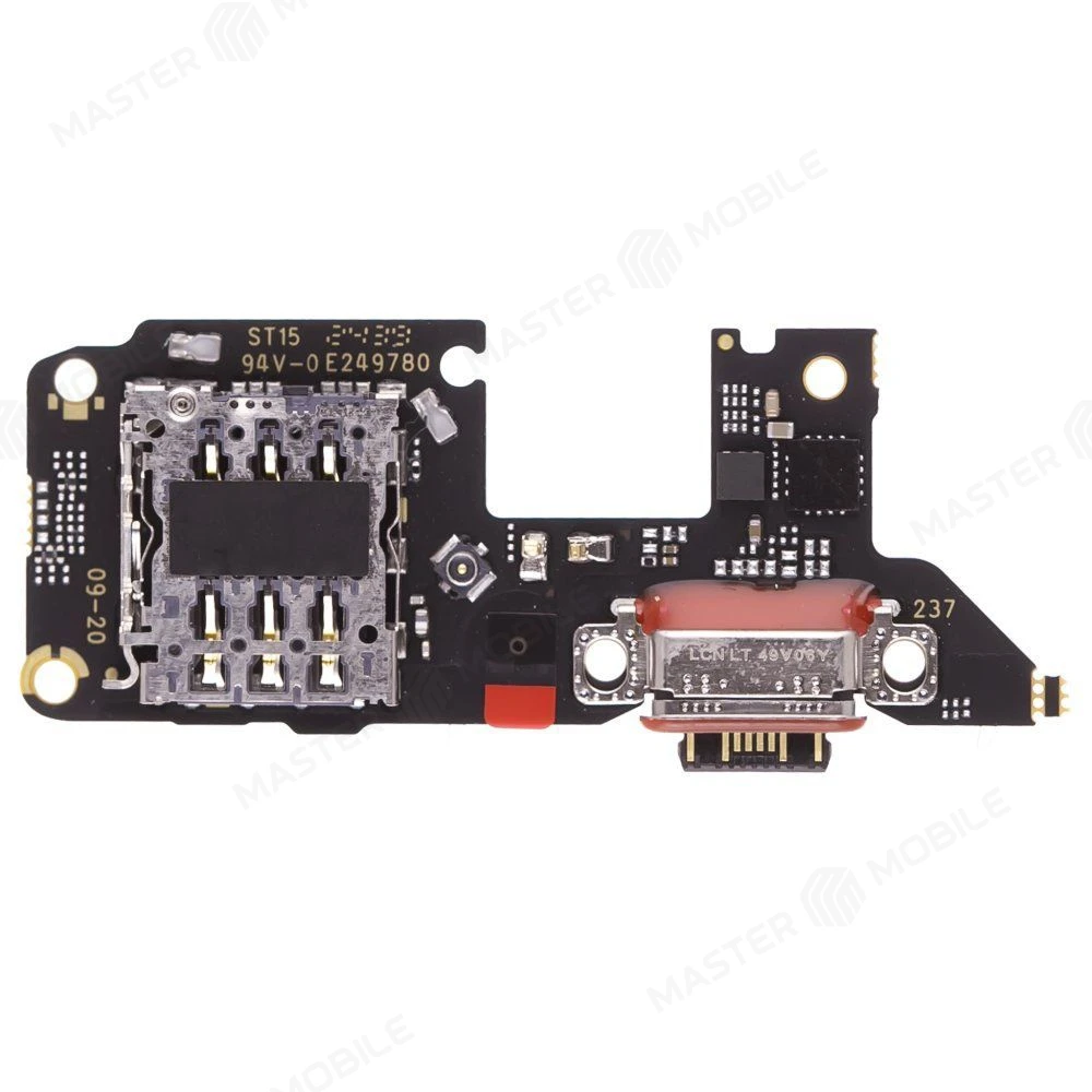 Нижняя плата для Xiaomi Poco F7 Ultra (24122RKC7G) с комп. + разъем зарядки + микрофон + разъем SIM  фото №2