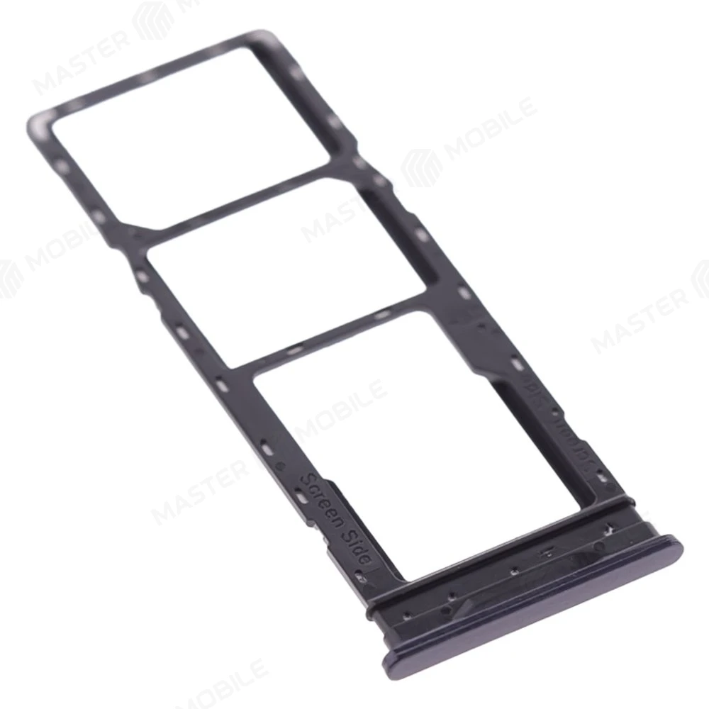 Держатель сим-карты для Infinix Hot 20 (X6826B) (черный) фото №3